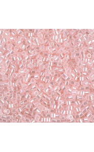 Miyuki delica beads 10/0 - Lined crystal pale salmon DBM-234